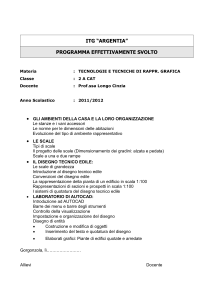 Tecnica e Rappresentazione Grafica 2A CAT