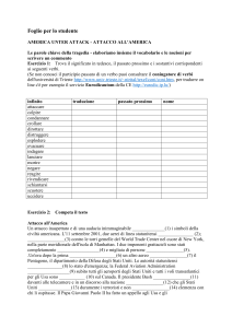 Foglio per lo studente
