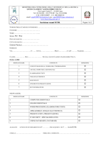 iscrizione esami ECDL - Liceo Volta