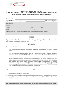 Modulo SOL - Camera di Commercio di Prato