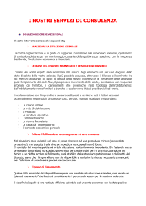 servizi di consulenza