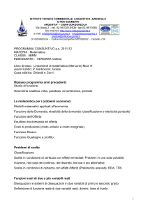 matematica 5B Merc