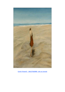 Carlo Frisardi – SOLITUDINE- olio su tavola
