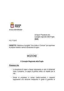 Testo Proposta - Consiglio Regionale della Puglia