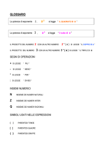 GLOSSARIO