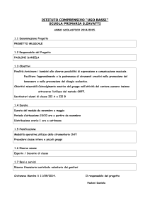 progetto musicale - ISC Via Ugo Bassi