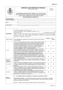 Dichiarazione di progetto degli impianti