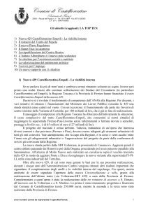 Gli obiettivi raggiunti: LA TOP TEN