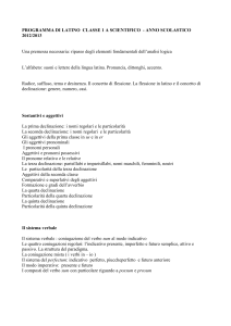 Latino 1AS Prof. Rezzonico Alfonso