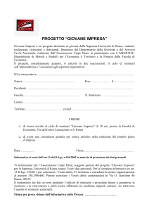 format - Dipartimento Metodi e modelli per l`economia, il territorio e