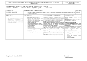 programmazione modulare