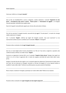Costruzione triangolo isoscele