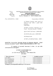 calendario strumento musicale - Ufficio Scolastico Territoriale di