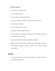 test di autovalutazione