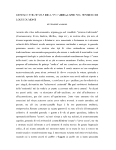SAGGI SULL`INDIVIDUALISMO di Louis Dumont, Adelphi, Milano