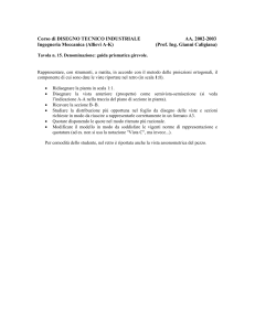 Corso di DISEGNO TECNICO INDUSTRIALE