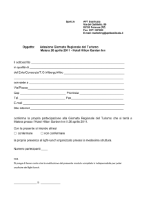 modulo di adesione