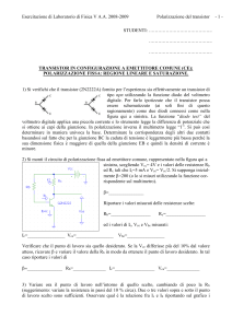 ESERCITAZIONE DI LABORATORIO DI FISICA III