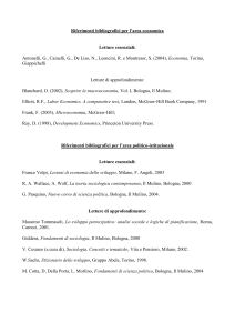 Bibliografia prova COSLI 2005_06