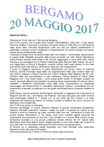 Programma GITA a BERGAMO