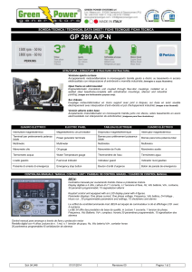 GP 280 A/P-N - Goodall Industrial Generator specialists in Africa