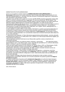 DERMATOSCOPIA IN EPILUMINESCENZA