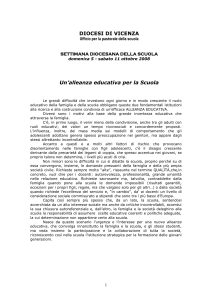 Appunti per il “Patto Educativo di Corresponsabilità”