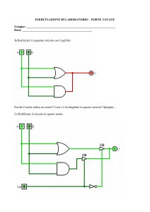ESERCITAZIONE DI LABORATORIO – MULTIPLEXER E PORTE 3