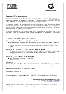 CORSI DI INFORMATICA PER VOLONTARI/E