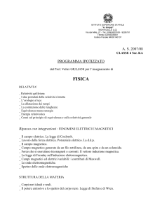 programma ipotizzato