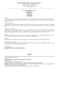 Fisica - “copernico” – pavia