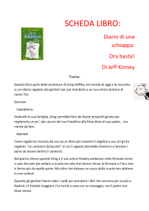 SCHEDA LIBRO: Diario di una schiappa: Ora basta! Di Jeff Kinney