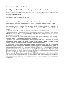 Intervista col Maestro, Giovanni Allevi