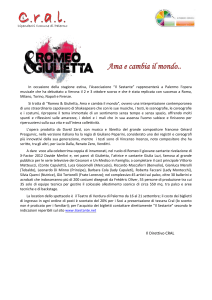Ama e cambia il mondo.. In occasione della stagione estiva, l
