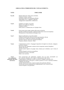 Criteri per l`attribuzione dei voti di condotta