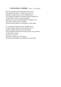 TANGO DELL`AMORE in Rem ( G
