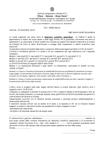 laboratori scientifici pomeridiani