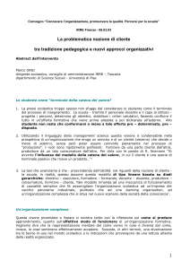 Abstract dell`intervento