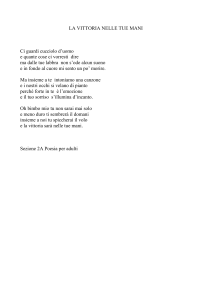 La vittoria nellle tue mani