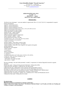 DISCIPLINA Inglese - “copernico” – pavia