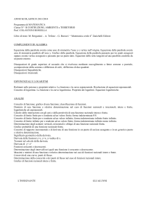 MATEMATICA IV^ B GEOMETRI