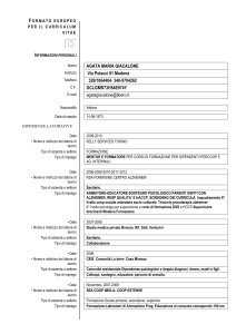 curriculum - Cure Naturali