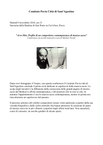 Arvo Part - La tomba di sant`Agostino – Pavia