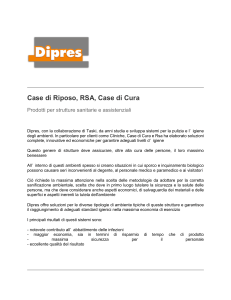 Case di Riposo, RSA, Case di Cura
