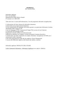 informatica (Prof. Raho)