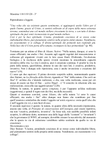 Massime 118/119/120 - 3° Riprendiamo a leggere. "Una volta che