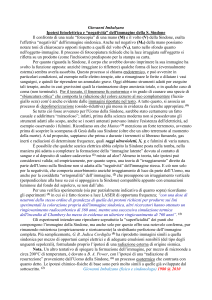 “negatività” dell`immagine della S. Sindone