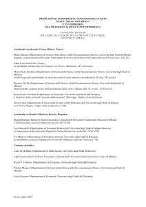 produzione, commercio e consumi della carta