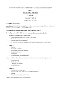 ISTITUTO D`ISTRUZIONE SUPERIORE “VIA DELLE SETTE CHIESE