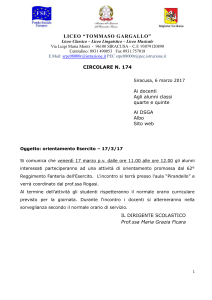 Circolare 174 orientamento Esercito 17_3_17